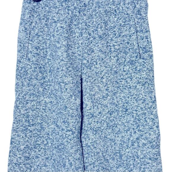Offline by Aerie Marbled Blue Snowday Wide Leg Pants | Trendy Wide Leg Joggers - Picture 3 of 11